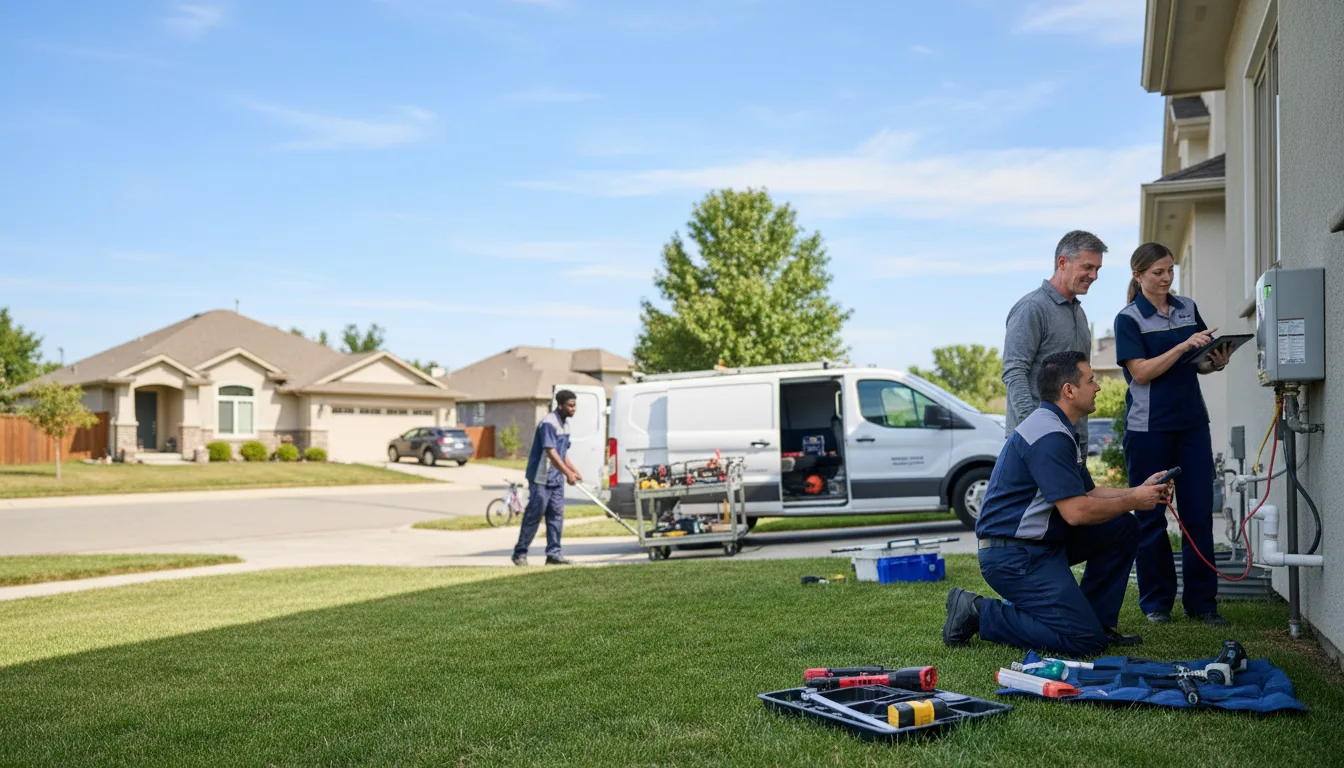 Tankless water heater service in Bluff City, KS